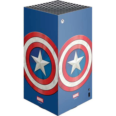 Marvel Captain America Shield XBox Series X Digital Edition Console Skin